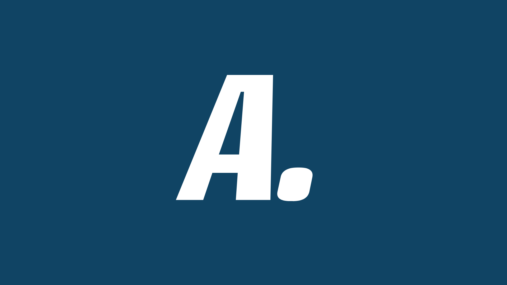 Recal Website Assets1 Letter A in white with navy background